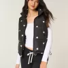Heart Pattern Puffer Vest Heart Pattern Puffer Vest