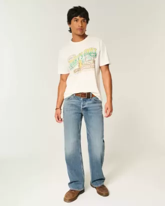 Hermosa Medium Wash Relaxed Bootcut Jeans