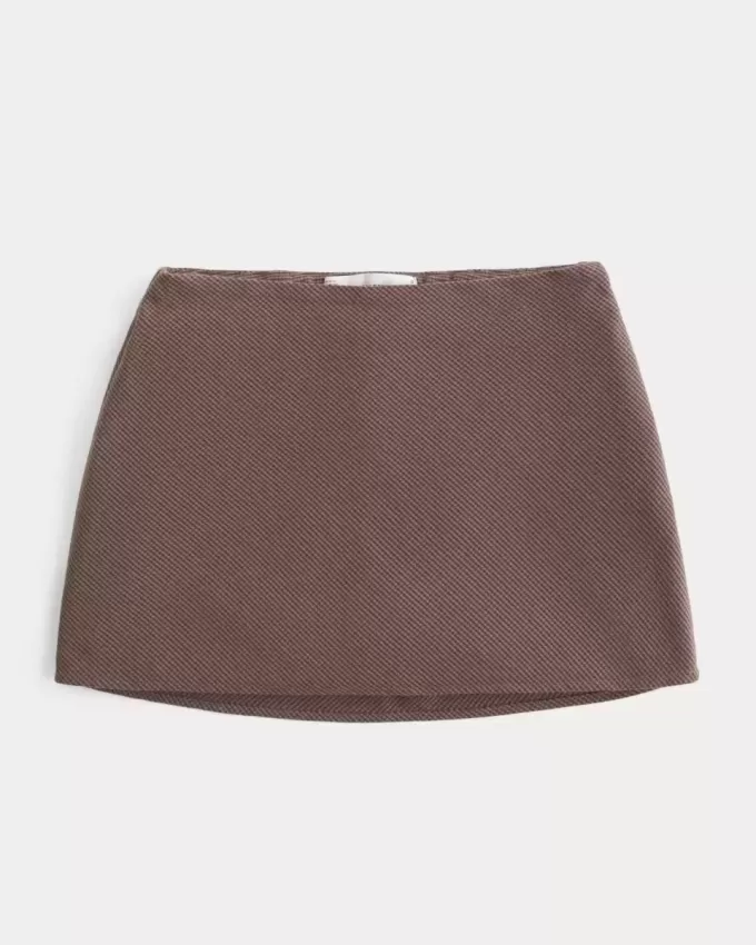 High-Rise A-Line Mini Skort