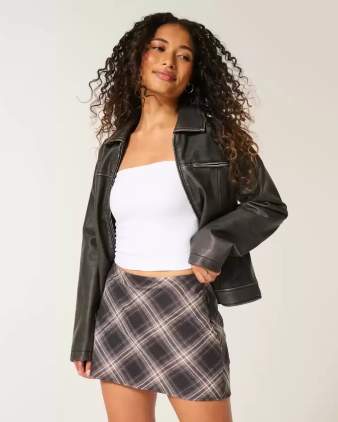 High-Rise A-Line Mini Skort High-Rise A-Line Mini Skort