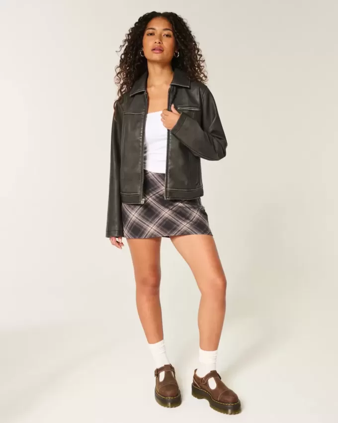 High-Rise A-Line Mini Skort High-Rise A-Line Mini Skort