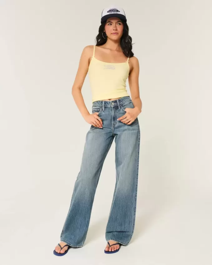 High-Rise Baggy Jeans