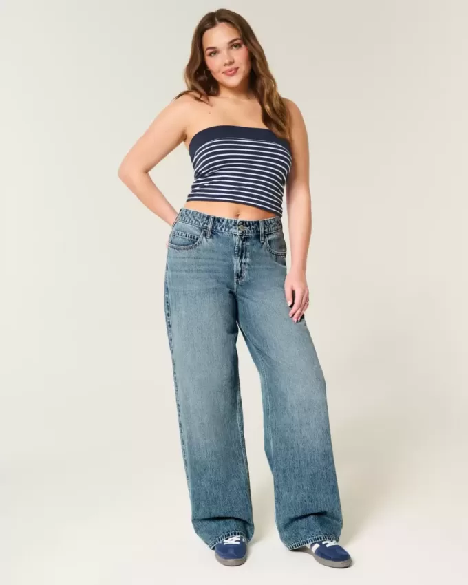 High-Rise Baggy Jeans