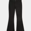 High-Rise Black Flare Jeans