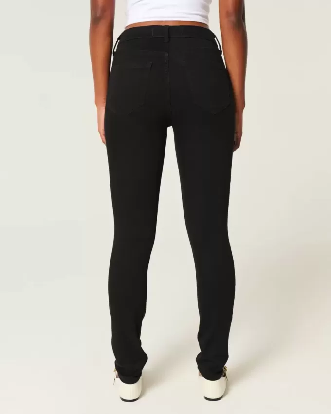 High-Rise Black Jean Leggings High-Rise Black Jean Leggings