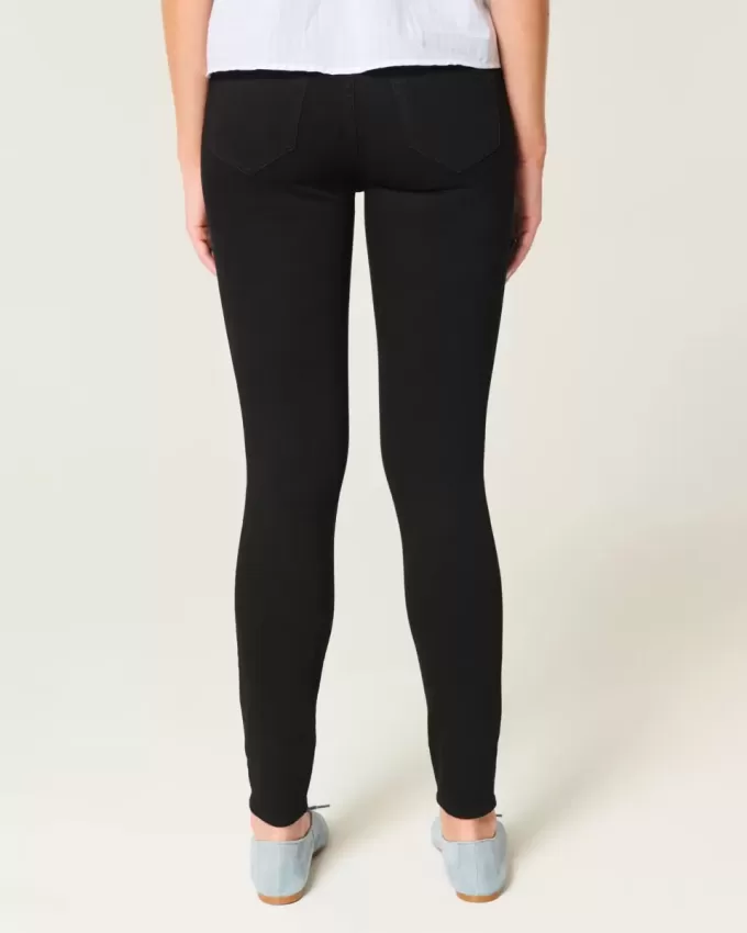 High-Rise Black Jean Leggings High-Rise Black Jean Leggings