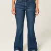 High-Rise Dark Wash Flare Jeans High-Rise Dark Wash Flare Jeans