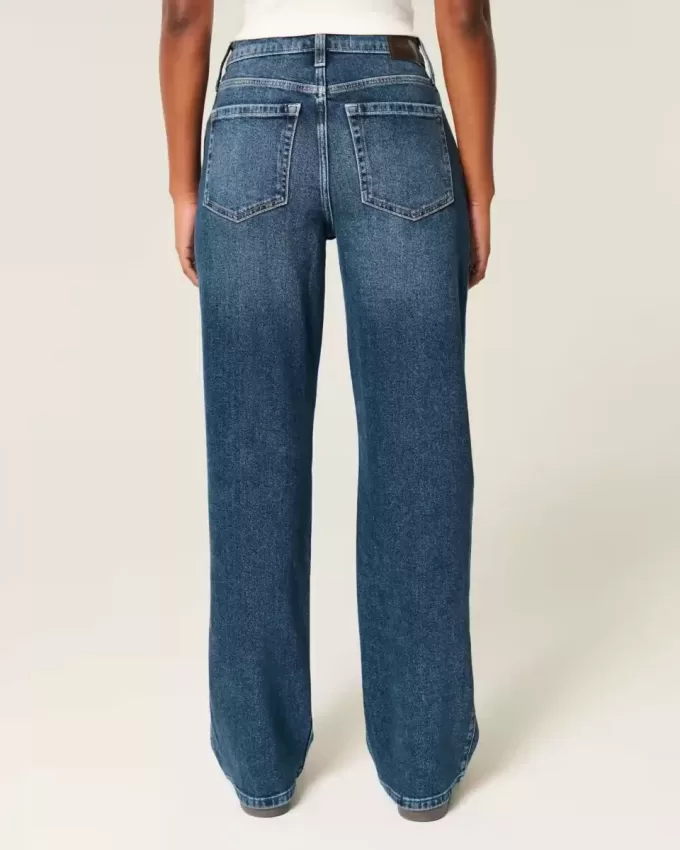 High-Rise Distressed Dad Jeans High-Rise Distressed Dad Jeans