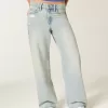 High-Rise Distressed Light Wash Baggy Jeans High-Rise Distressed Light Wash Baggy Jeans