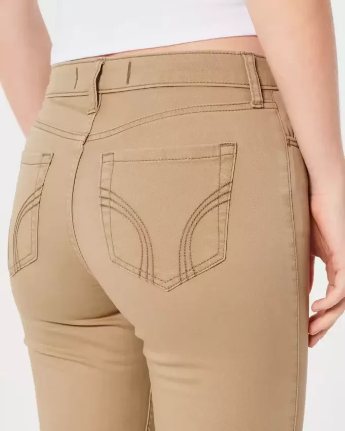 High-Rise Khaki Super Skinny Pants High-Rise Khaki Super Skinny Pants