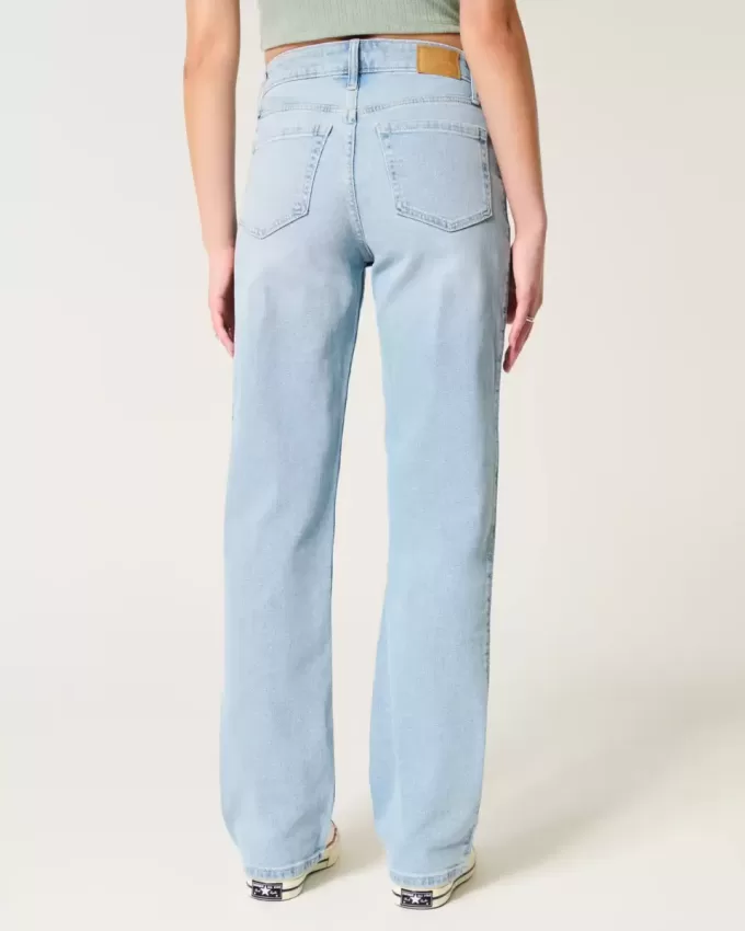 High-Rise Light Wash Dad Jeans High-Rise Light Wash Dad Jeans