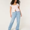 High-Rise Light Wash Straight Jeans High-Rise Light Wash Straight Jeans