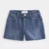 High-Rise Medium Dark Wash Relaxed Denim Shorts 5″ High-Rise Medium Dark Wash Relaxed Denim Shorts 5″
