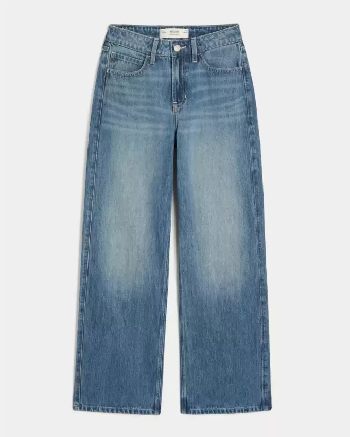 High-Rise Medium Wash Baggy Jeans High-Rise Medium Wash Baggy Jeans