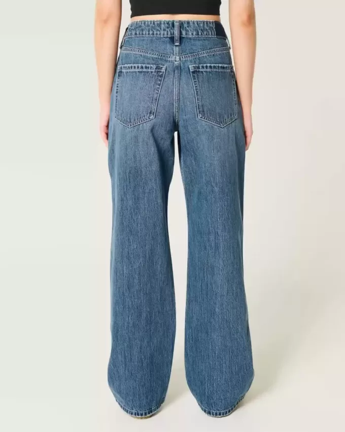 High-Rise Medium Wash Baggy Jeans High-Rise Medium Wash Baggy Jeans