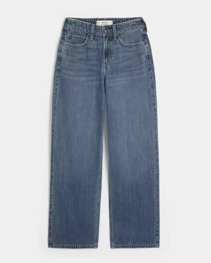 High-Rise Medium Wash Baggy Jeans High-Rise Medium Wash Baggy Jeans