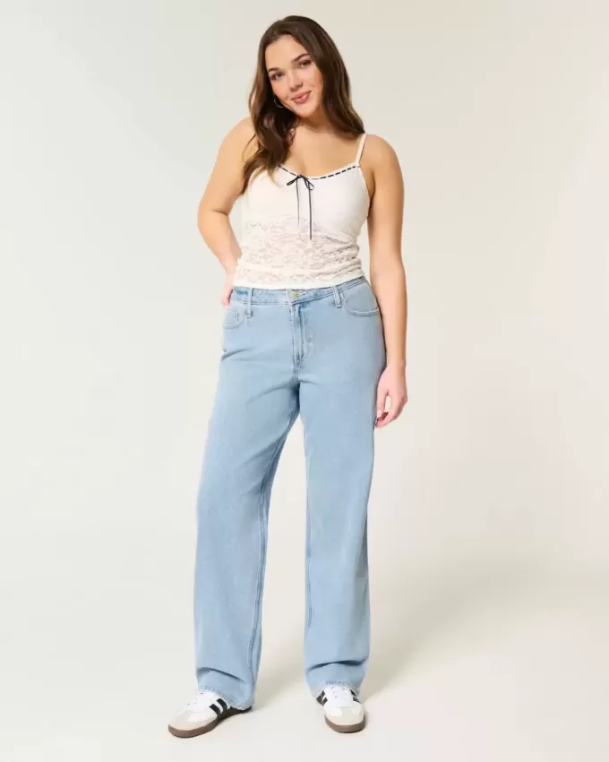 High-Rise Medium Wash Dad Jeans High-Rise Medium Wash Dad Jeans