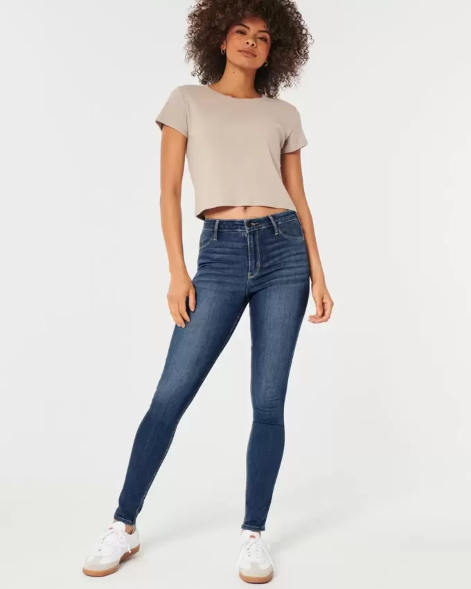 High-Rise Medium Wash Jean Leggings High-Rise Medium Wash Jean Leggings