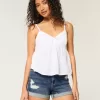 High-Rise Ripped Dark Wash Denim Shortie Shorts High-Rise Ripped Dark Wash Denim Shortie Shorts