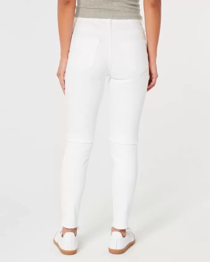 High-Rise White Super Skinny Jeans High-Rise White Super Skinny Jeans