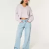 Hollister Comfy Cloud Boxy Notch-Neck Sweater