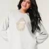 Hollister Comfy Cloud Bunny Graphic Crew Sweater Hollister Comfy Cloud Bunny Graphic Crew Sweater