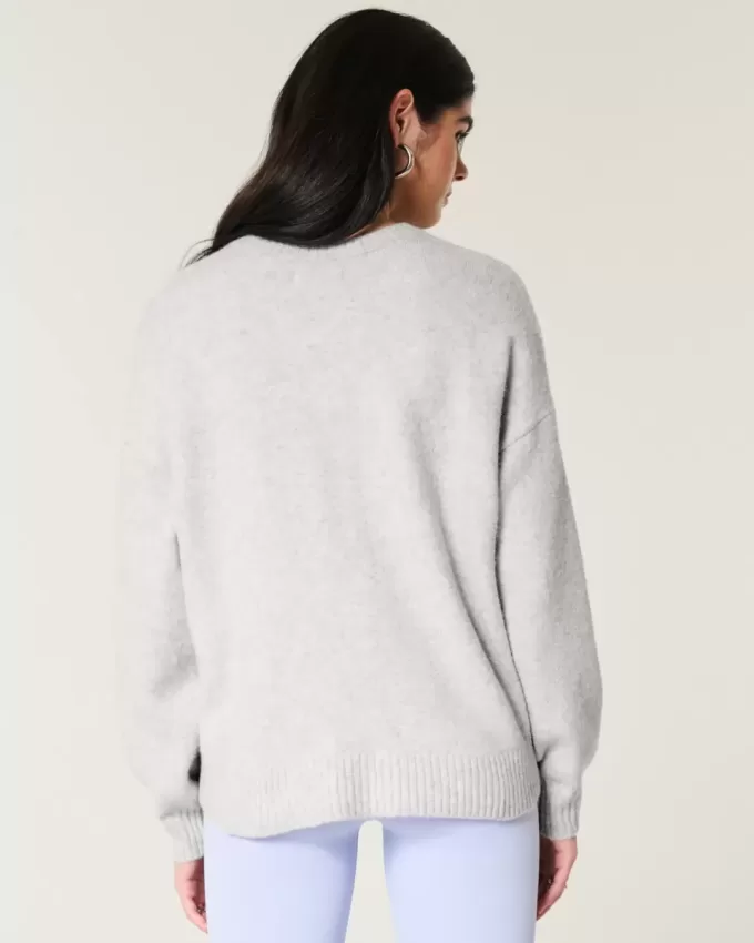 Hollister Comfy Cloud Bunny Graphic Crew Sweater Hollister Comfy Cloud Bunny Graphic Crew Sweater