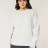 Hollister Comfy Cloud Cable-Knit Crew Sweater Hollister Comfy Cloud Cable-Knit Crew Sweater