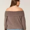 Hollister Comfy Cloud Foldover Off-the-Shoulder Sweater Hollister Comfy Cloud Foldover Off-the-Shoulder Sweater