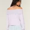 Hollister Comfy Cloud Foldover Off-the-Shoulder Sweater