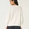 Hollister Comfy Cloud Oversized V-Neck Sweater Hollister Comfy Cloud Oversized V-Neck Sweater