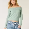 Hollister Comfy Cloud Stitchy Off-the-Shoulder Sweater Hollister Comfy Cloud Stitchy Off-the-Shoulder Sweater