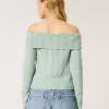 Hollister Comfy Cloud Stitchy Off-the-Shoulder Sweater Hollister Comfy Cloud Stitchy Off-the-Shoulder Sweater