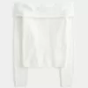 Hollister Comfy Cloud Stitchy Off-the-Shoulder Sweater Hollister Comfy Cloud Stitchy Off-the-Shoulder Sweater