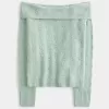 Hollister Comfy Cloud Stitchy Off-the-Shoulder Sweater Hollister Comfy Cloud Stitchy Off-the-Shoulder Sweater