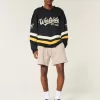 Hollister Feel Good Fleece Mid-Thigh Loose Shorts