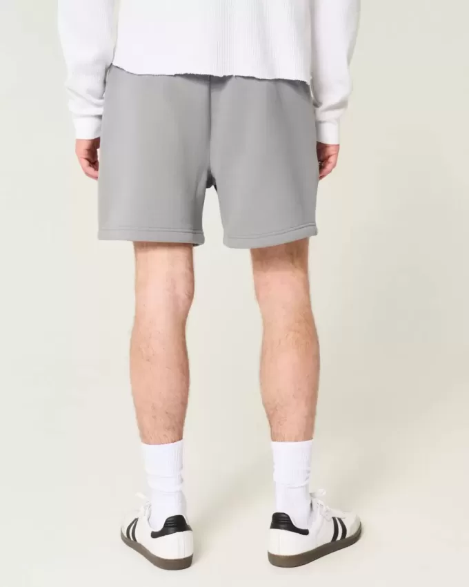Hollister Feel Good Fleece Mid-Thigh Loose Shorts