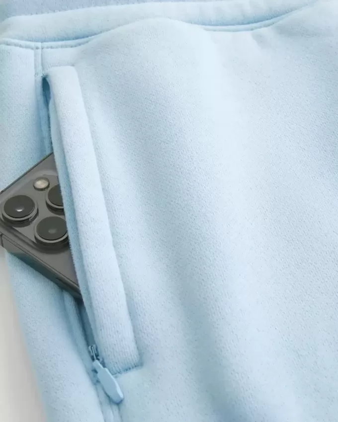 Hollister Feel Good Fleece Mid-Thigh Loose Shorts