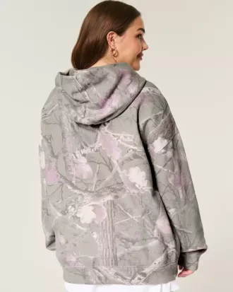 Hollister Feel Good Oversized Camo Hoodie