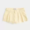 Hollister Livvy Low-Rise Linen-Blend Shorts Hollister Livvy Low-Rise Linen-Blend Shorts