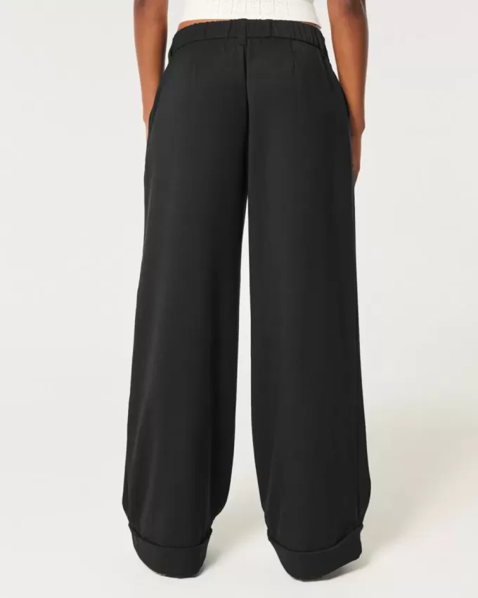 Hollister Livvy Low-Rise Wide-Leg Pants Hollister Livvy Low-Rise Wide-Leg Pants