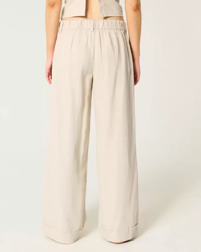 Hollister Livvy Low-Rise Wide-Leg Pants Hollister Livvy Low-Rise Wide-Leg Pants
