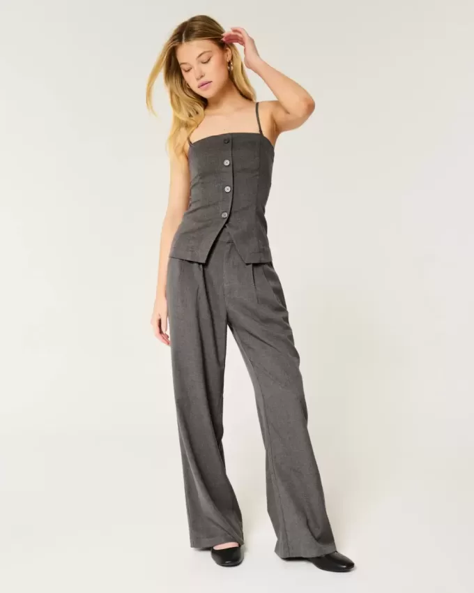 Hollister Livvy Ultra High-Rise Wide-Leg Pants