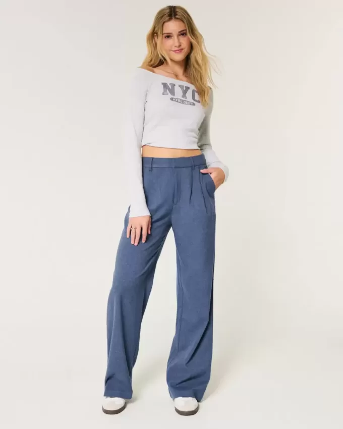 Hollister Livvy Ultra High-Rise Wide-Leg Pants