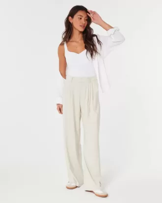 Hollister Livvy Ultra High-Rise Wide-Leg Pants
