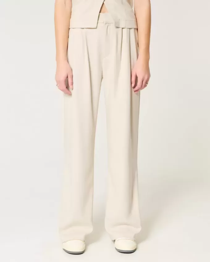 Hollister Livvy Ultra High-Rise Wide-Leg Pants