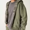 Hollister x Crocs Sherpa-Lined Zip-Up Hoodie Hollister x Crocs Sherpa-Lined Zip-Up Hoodie