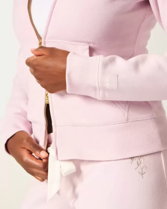 Hollister x Crocs Sherpa-Lined Zip-Up Hoodie