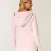 Hooded Long-Sleeve Fleece Dress