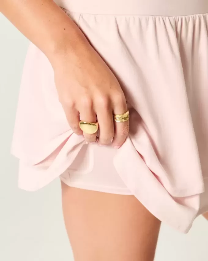 Knit Tiered Mini Dress Knit Tiered Mini Dress